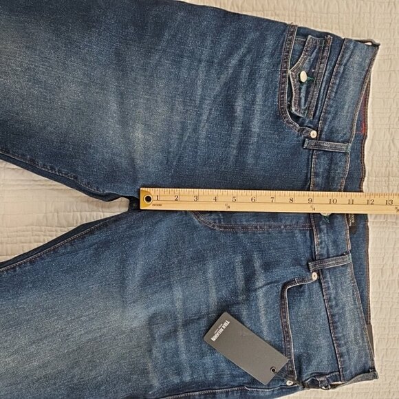 True Religion Rocco Jeans Men's 36x32 Dark Wash NEW Flap Pockets Relaxed NWT - Picture 13 of 16